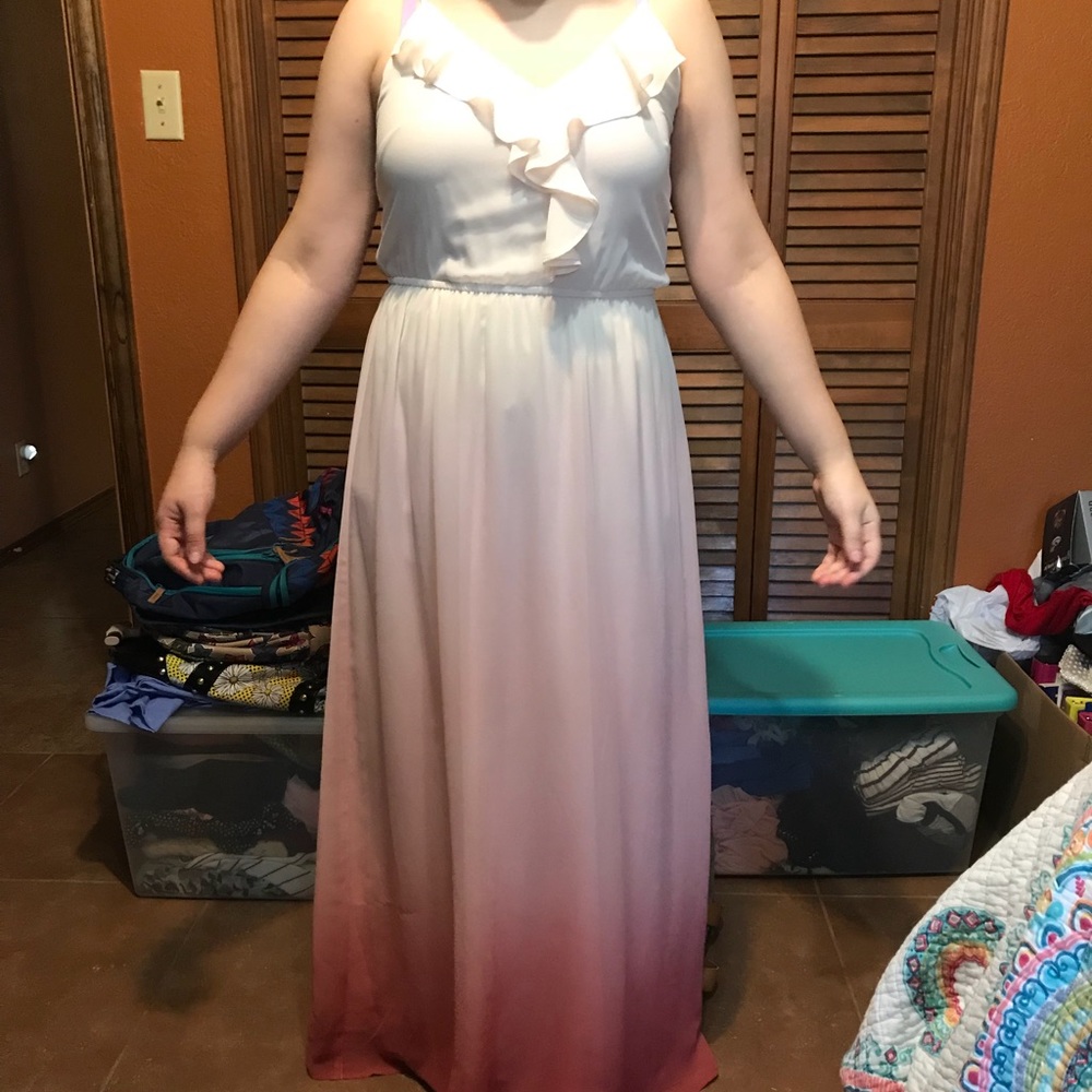 Ombré pink dress